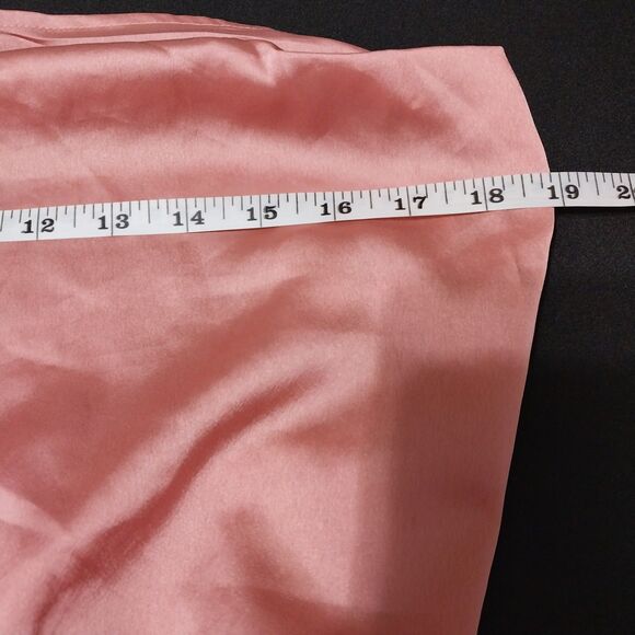 PrettyLittleThing dress Womens 8 rose pink satiny slip midi spaghetti strap - Picture 5 of 9